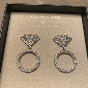 BaubleBar Engagement Ring Earrings